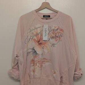 Women's Pink Graphic Top Bora Bora